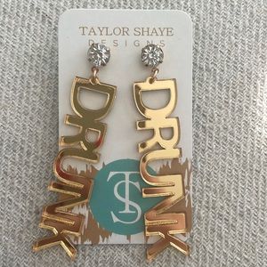 Boutique statement earrings NWT